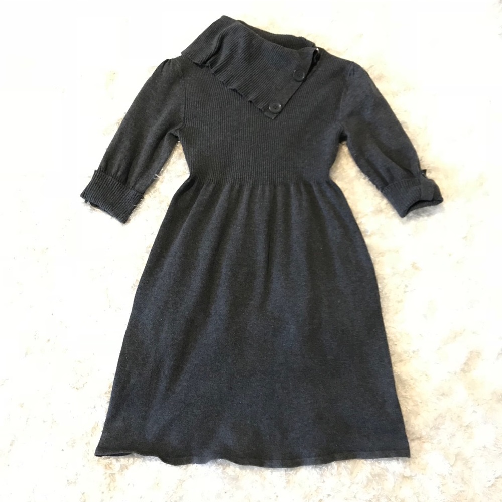 Gray Sweater Dress